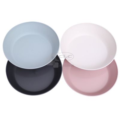 Lot de 4 assiettes creuses en PLA